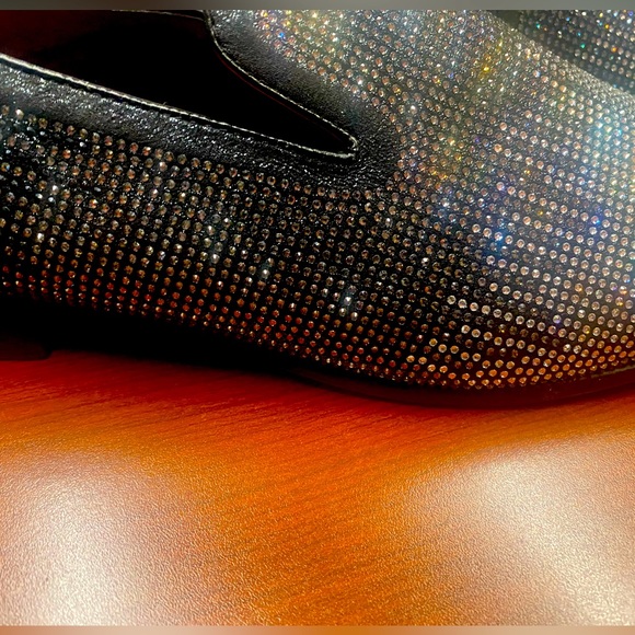 Dazzling two-tone rhinestone RobertDavid men’s shoes in size 15M. - Picture 1 of 6